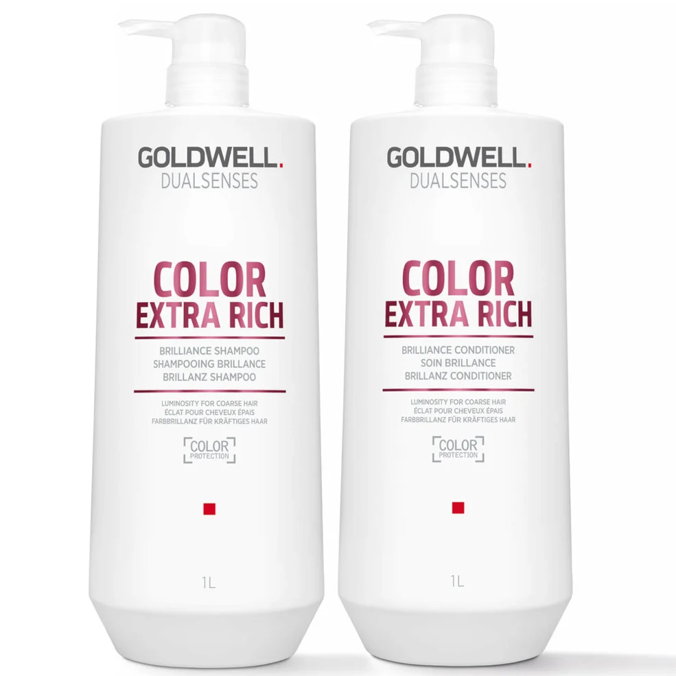 Goldwell Dualsenses Color Brilliance Extra Rich Shampoo and Conditioner 1L Duo Zdjęcie 1