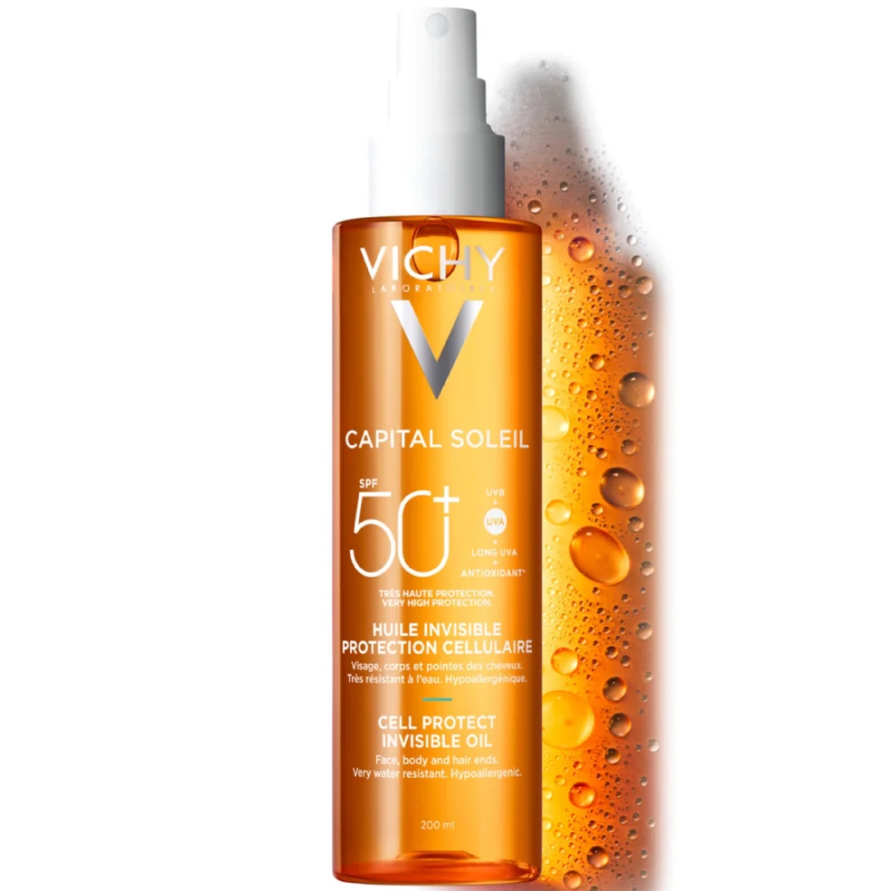 Vichy Capital Soleil Cell Protect Oil SPF 50 olejek ochronny z filtrem 200 ml Zdjęcie 1