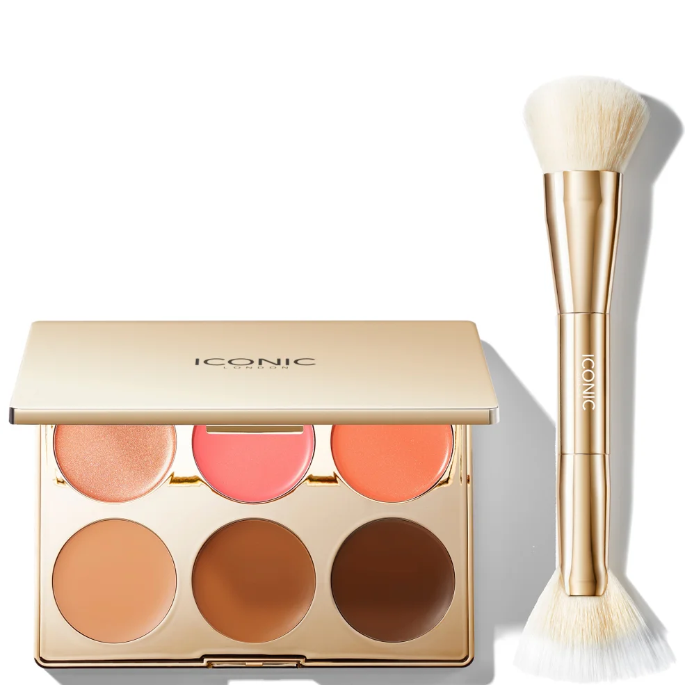 ICONIC London Multi-Use Palette and Cheek Glow Brush Zdjęcie 1