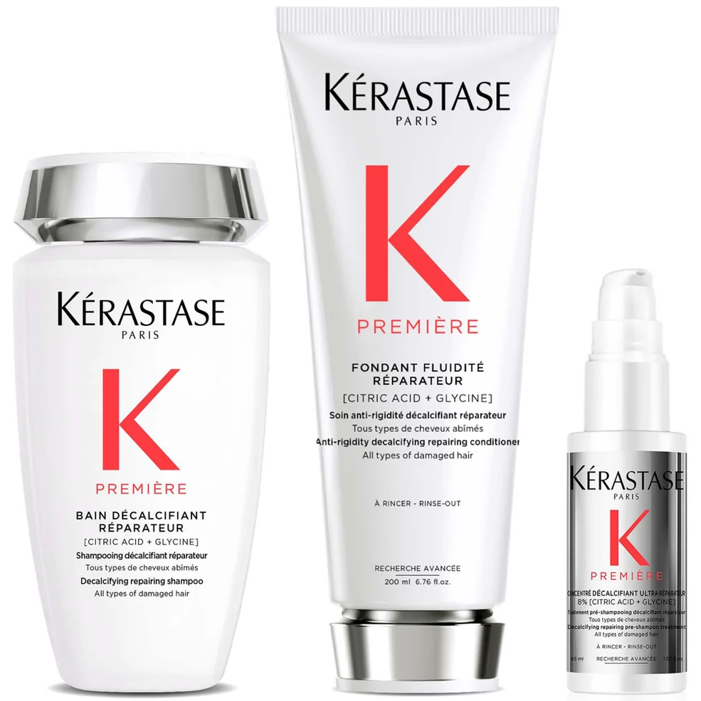 Kérastase Première Decalcifying Shampoo and Conditioner Duo with Travel Size Pre-Shampoo for Damaged Hair Zdjęcie 1