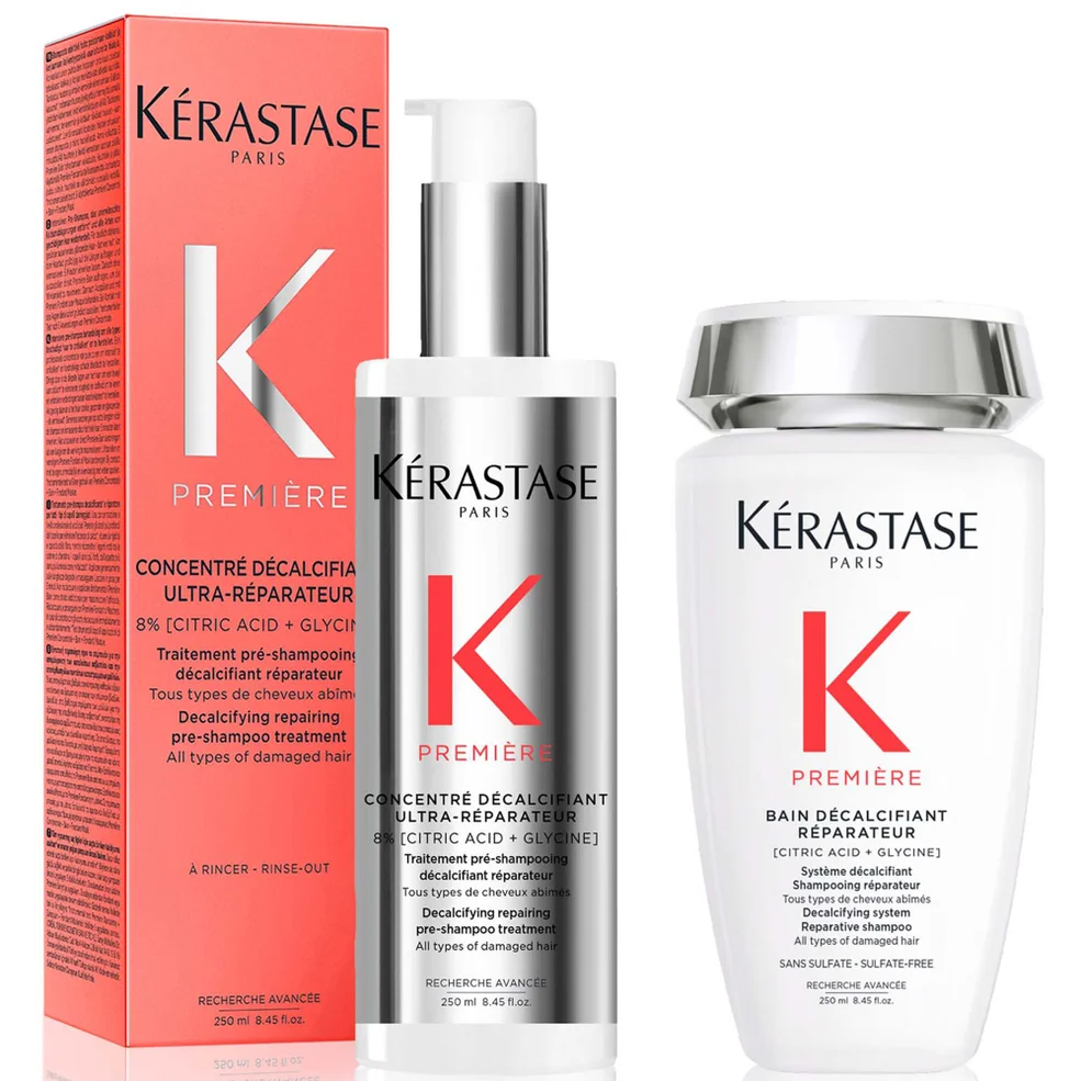 Kérastase Première Decalcifying Repairing Pre-Shampoo and Shampoo for Damaged Hair with Pure Citric Acid and Glycine Zdjęcie 1