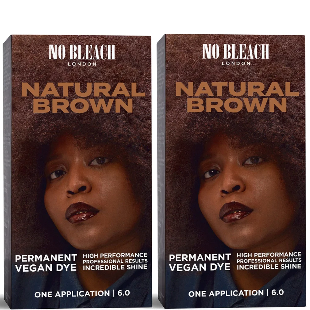 BLEACH LONDON Natural Brown Permanent Kit Duo Zdjęcie 1