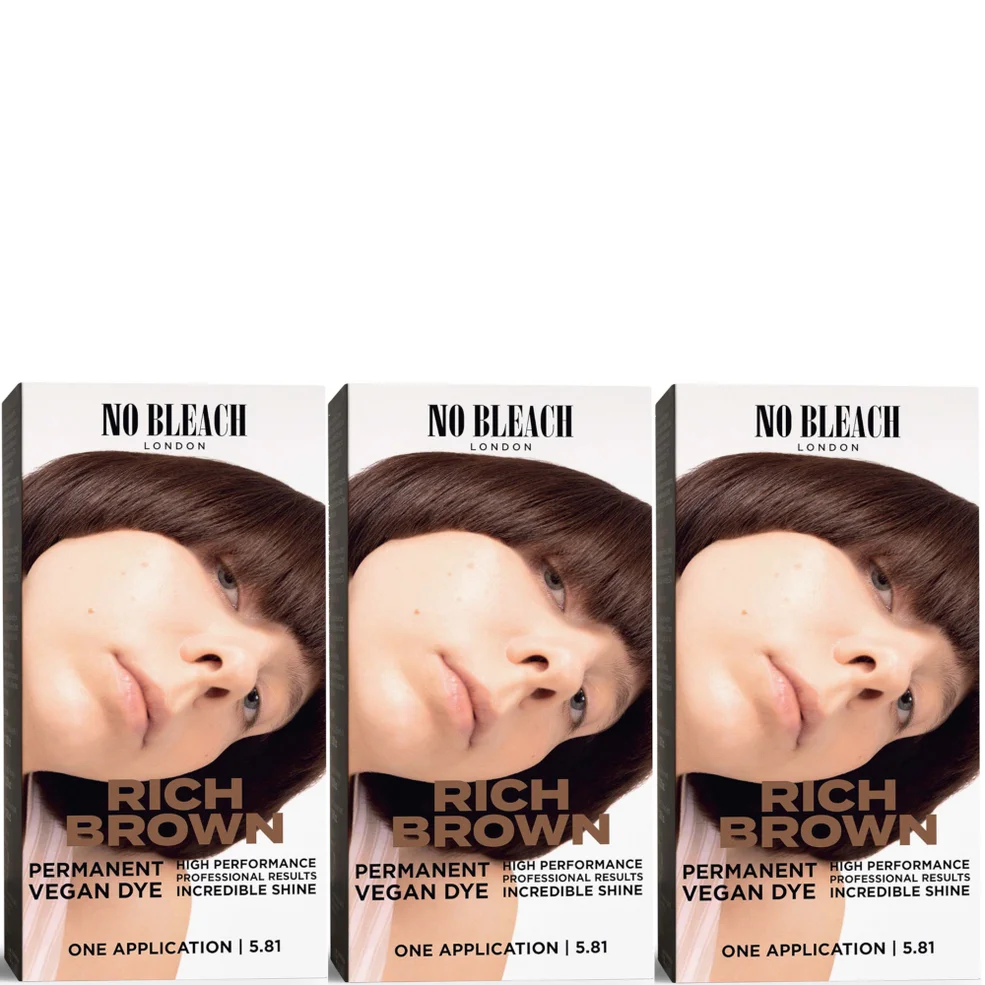 BLEACH LONDON Rich Brown Permanent Kit Trio Zdjęcie 1
