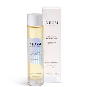 NEOM Real Luxury Wellbeing Soak Multi-Vitamin Bath Oil olejek witaminowy do kąpieli 100 ml - undefined undefined