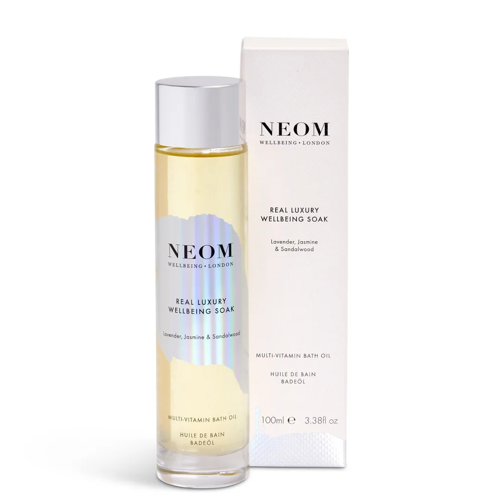 NEOM Real Luxury Wellbeing Soak Multi-Vitamin Bath Oil olejek witaminowy do kąpieli 100 ml Zdjęcie 1
