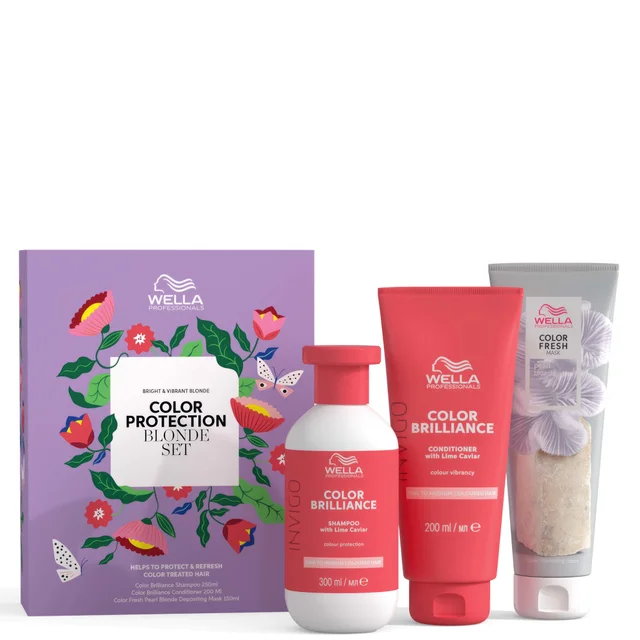 Wella Professionals Care Colour Protection Blonde Set zestaw kosmetyków do farbowanych włosów blond