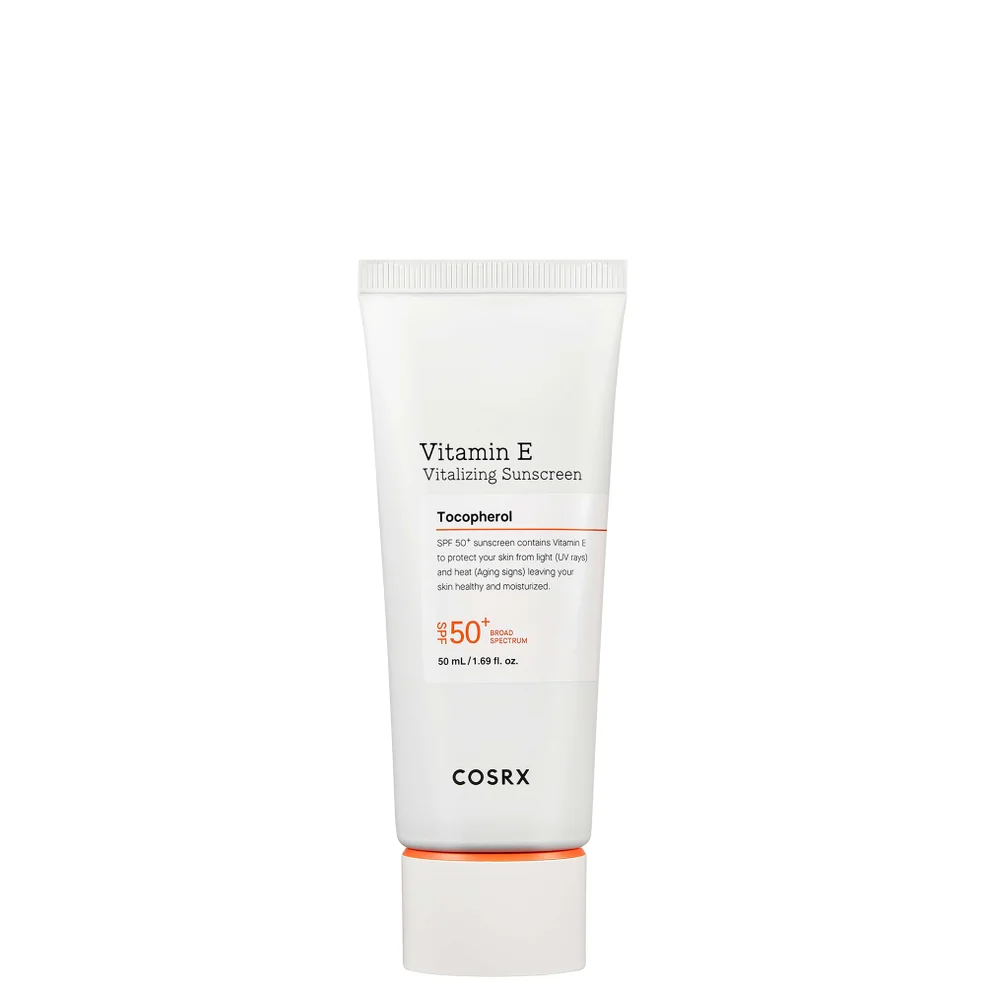 COSRX Vitamin E Vitalizing Sunscreen SPF 50+ rewitalizujący produkt przeciwsłoneczny z witaminą C 50 ml Zdjęcie 1
