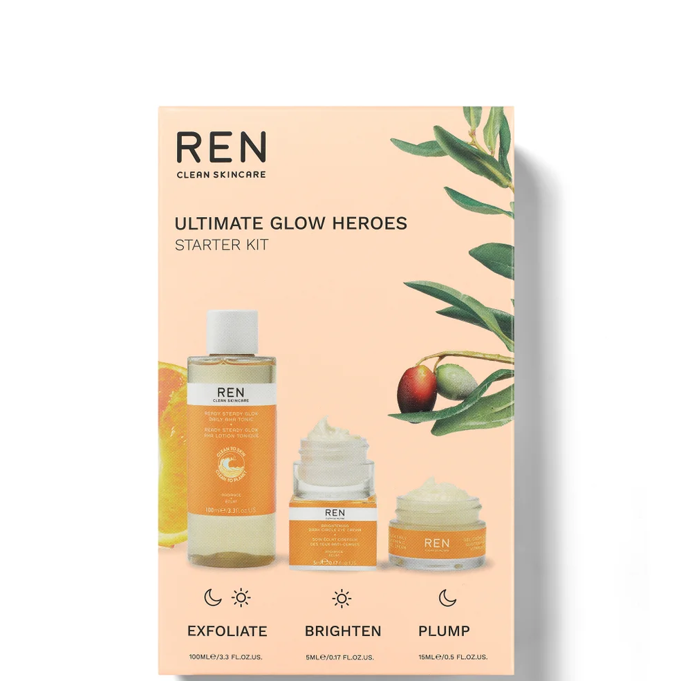 REN Clean Skincare Ultimate Glow Heroes Starter Kit Zdjęcie 1