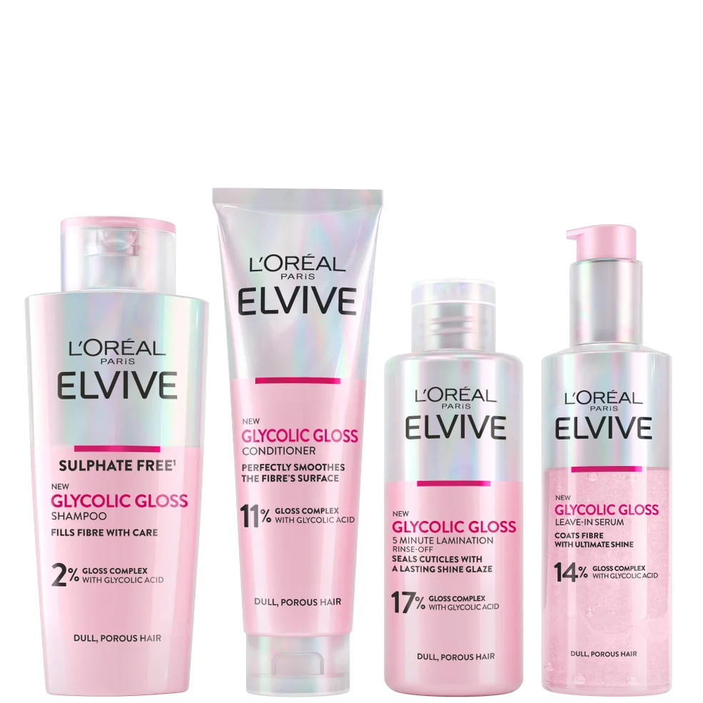 L'Oréal Paris Elvive Glycolic Gloss Glossing Routine for Dull Hair Zdjęcie 1