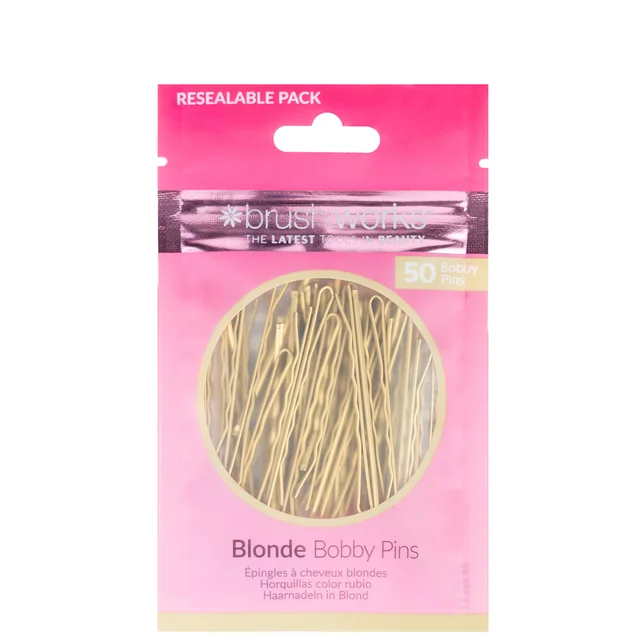 brushworks Blonde Bobby Pins wsuwki do włosów blond