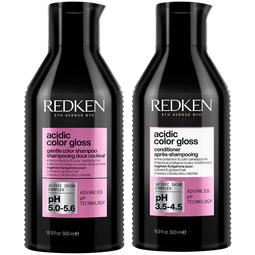 Redken Acidic Color Gloss Sulphate-Free Shampoo and Conditioner 500ml, Colour Protection Routine for Glass-Like Shine Bundle Zdjęcie 1