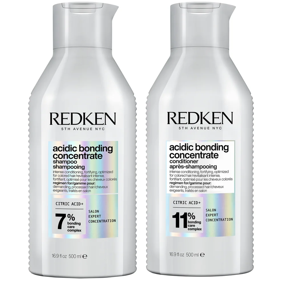 Redken Acidic Bonding Concentrate Shampoo and Conditioner 500ml Bond Repair Supersize Bundle Zdjęcie 1