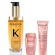 Kérastase Elixir Ultime L'Huile Originale Hair Oil 75ml for all hair types with FREE Mini Deluxe Chroma Absolu Shampoo 30ml and Mask 30ml Duo