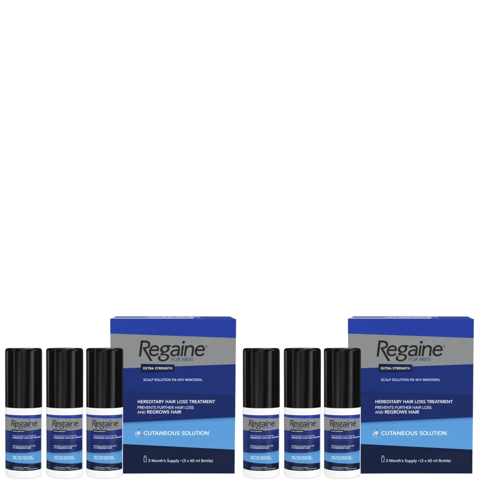 Regaine For Men Extra Strength Re-Growth Scalp Solution with 5% Minoxidil - 6 Month Supply Bundle Zdjęcie 1