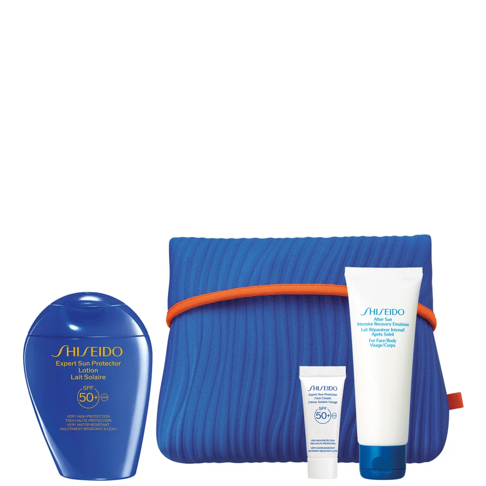 Shiseido Exclusive Global Suncare Expert Sun Aging Protection SPF 50 Set zestaw kremów ochronnych z filtrem Zdjęcie 1