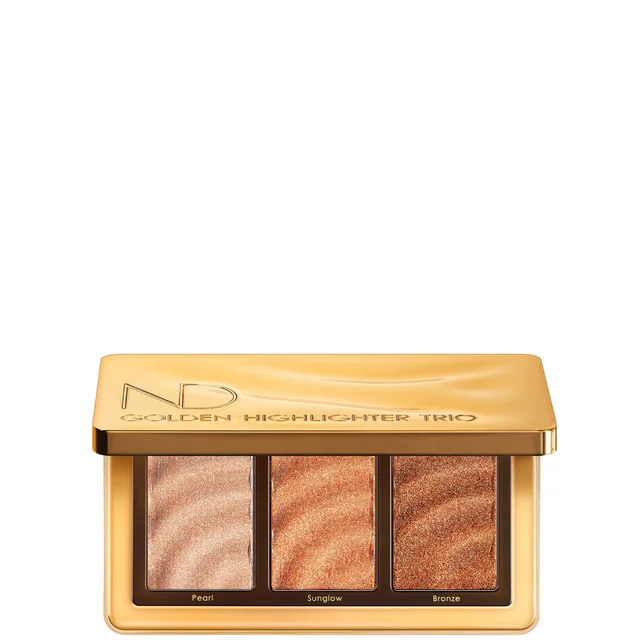 Natasha Denona Golden Highlighter Trio zestaw rozświetlaczy do twarzy