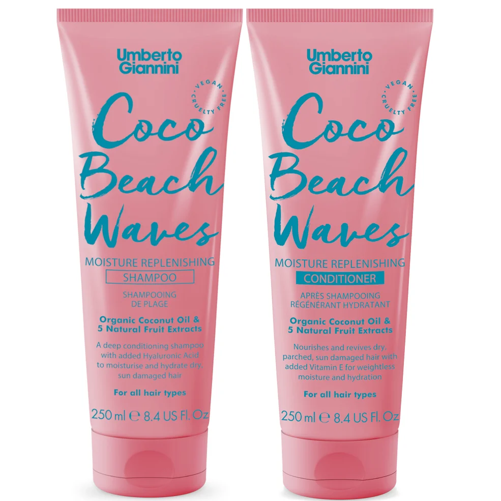 Umberto Giannini Coco Beach Waves Shampoo and Conditioner Duo Zdjęcie 1