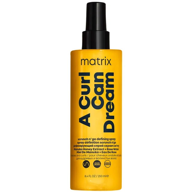 Matrix A Curl Can Dream Scrunch 'N' Go Defining Spray with 230°C Heat Protection spray ochronny do włosów kręconych 150 ml