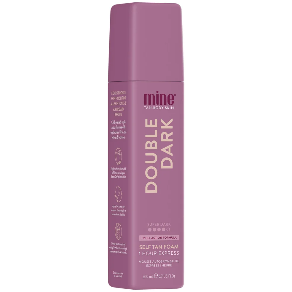 MineTan Double Dark Self Tan Mousse 200ml Zdjęcie 1