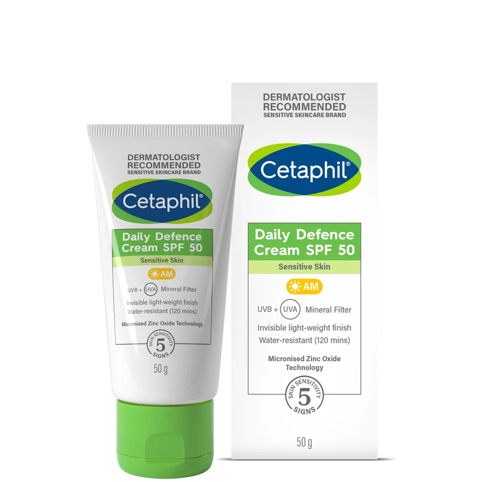 Cetaphil Daily Defence Cream SPF50 with UVA/UVB Filters for Sensitive Skin 50g Zdjęcie 1