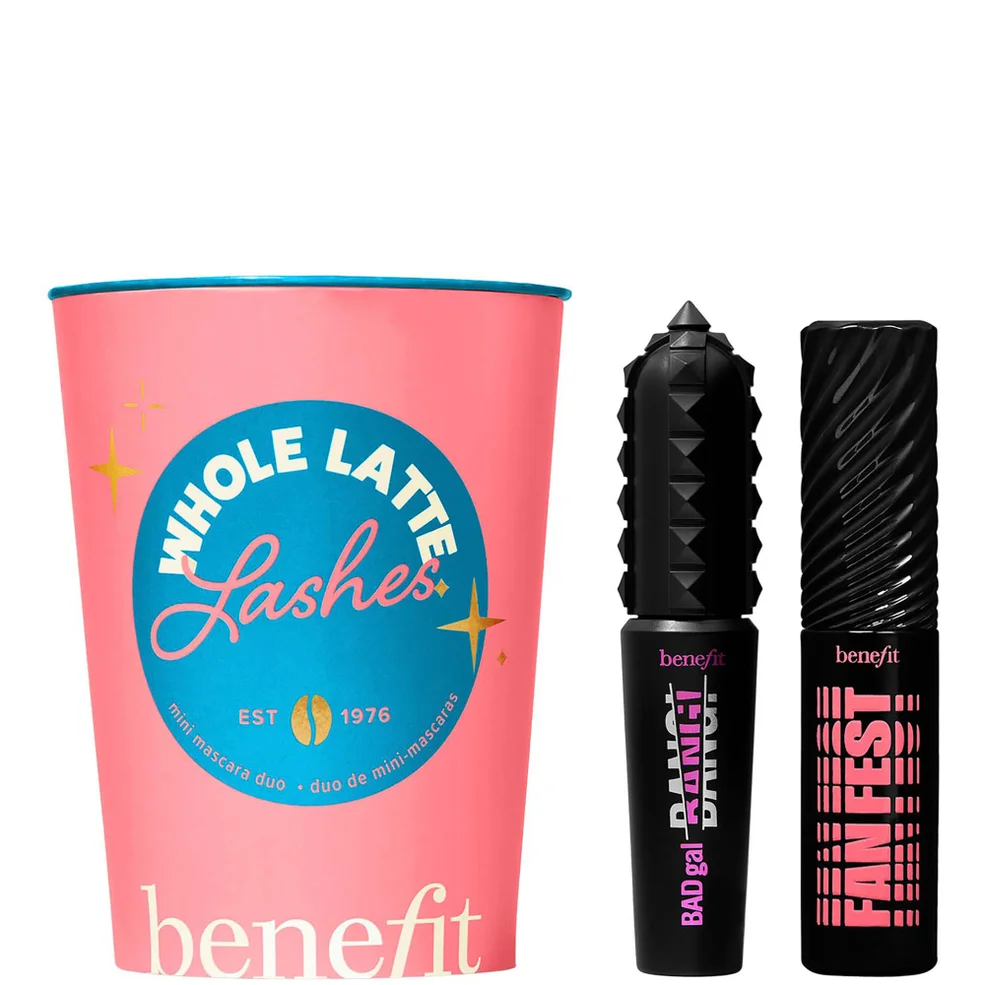 benefit Whole Latte Lashes Mini Badgal Bang! Volumising and Fan Fest Fanning Mascara Duo Zdjęcie 1