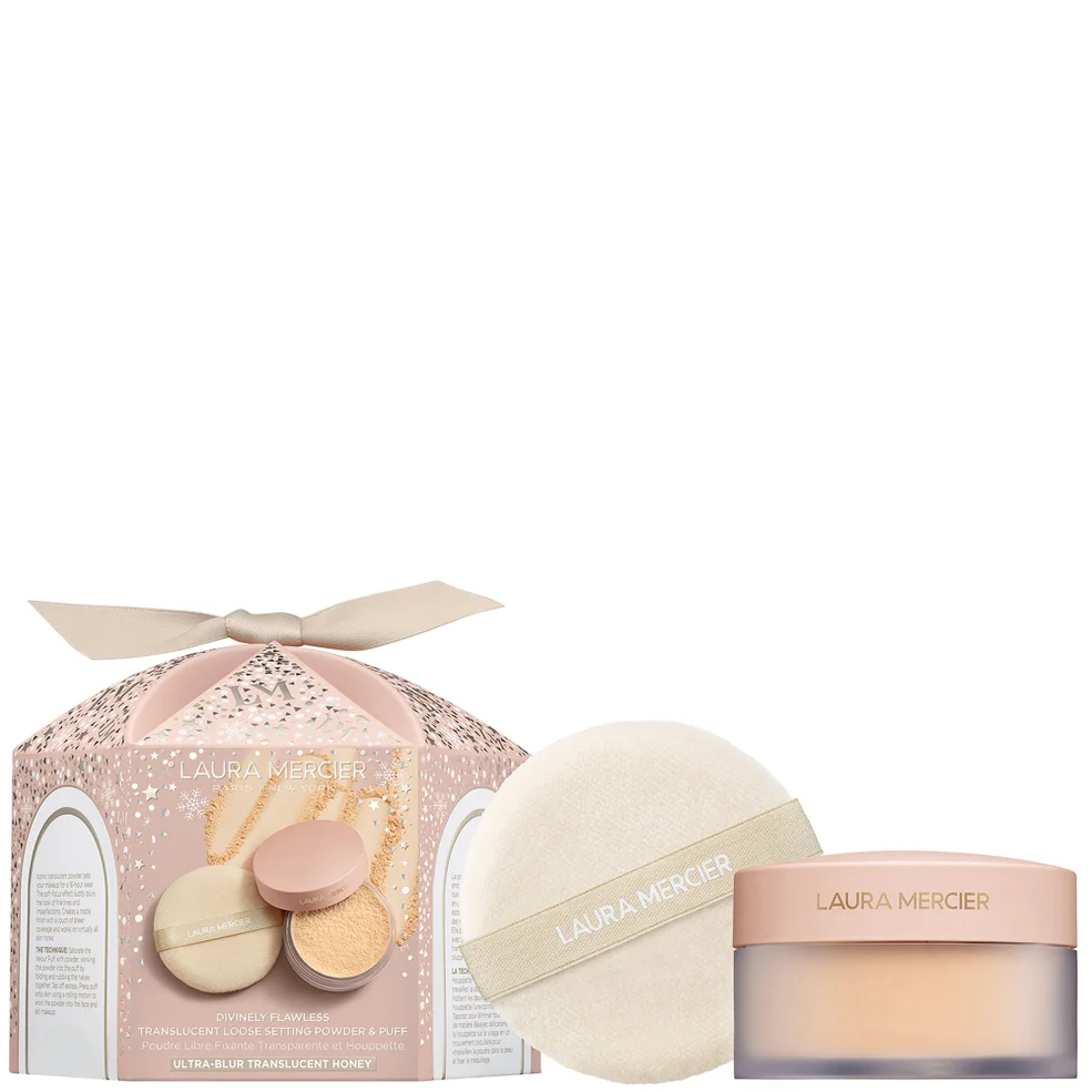 Laura Mercier Divinely Flawless Ultra-Blur Translucent Loose Setting Powder and Puff 20g (Various Shades) Zdjęcie 1