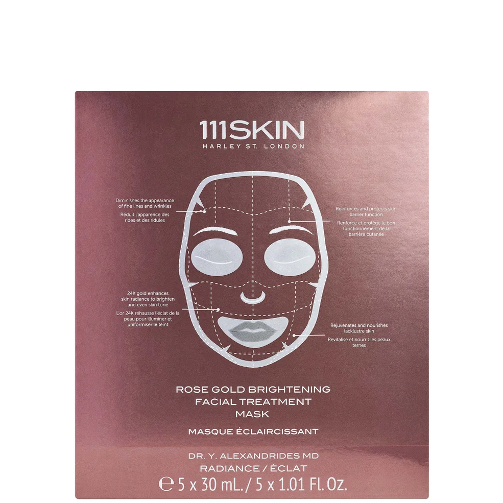 111 Skin Rose Gold Brightening Facial Treatment Mask July Goody Zdjęcie 1