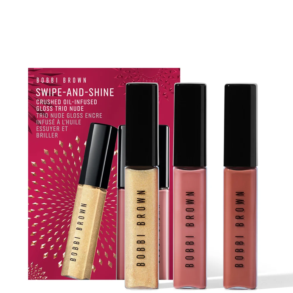 Bobbi brown Swipe-and-Shine Crushed Oil-Infused Gloss Trio - Nude Zdjęcie 1