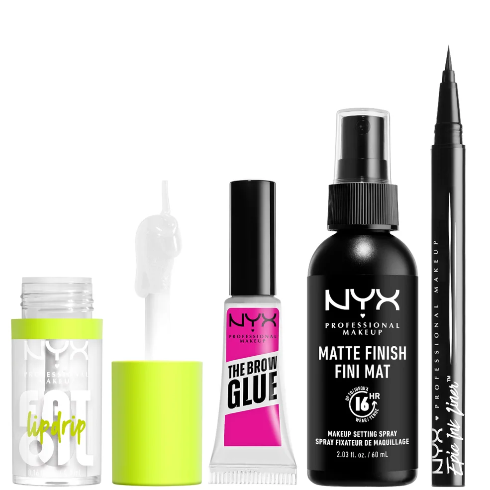 NYX Professional Makeup Iconic Hero Lip, Eye and Face Bundle Zdjęcie 1
