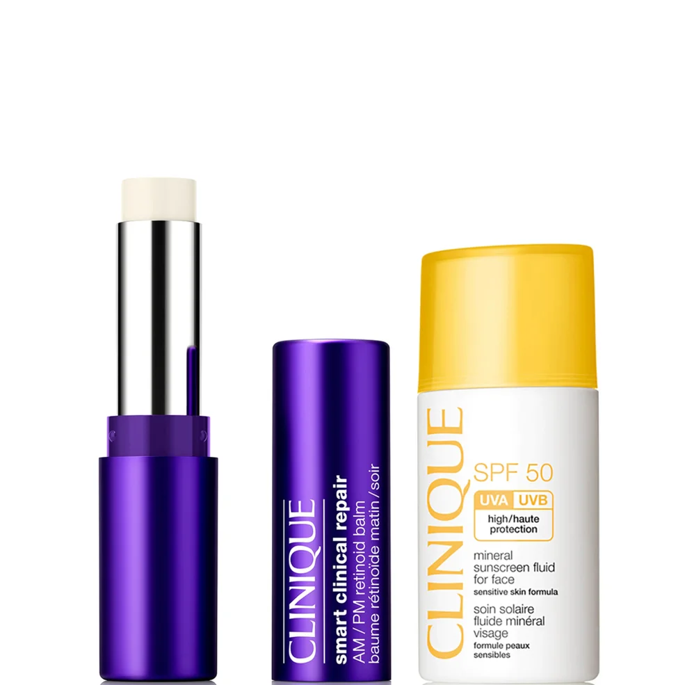 Clinique Smart Clinical Repair AM/PM Retinoid Balm and SPF 50 Mineral Fluid Duo Zdjęcie 1