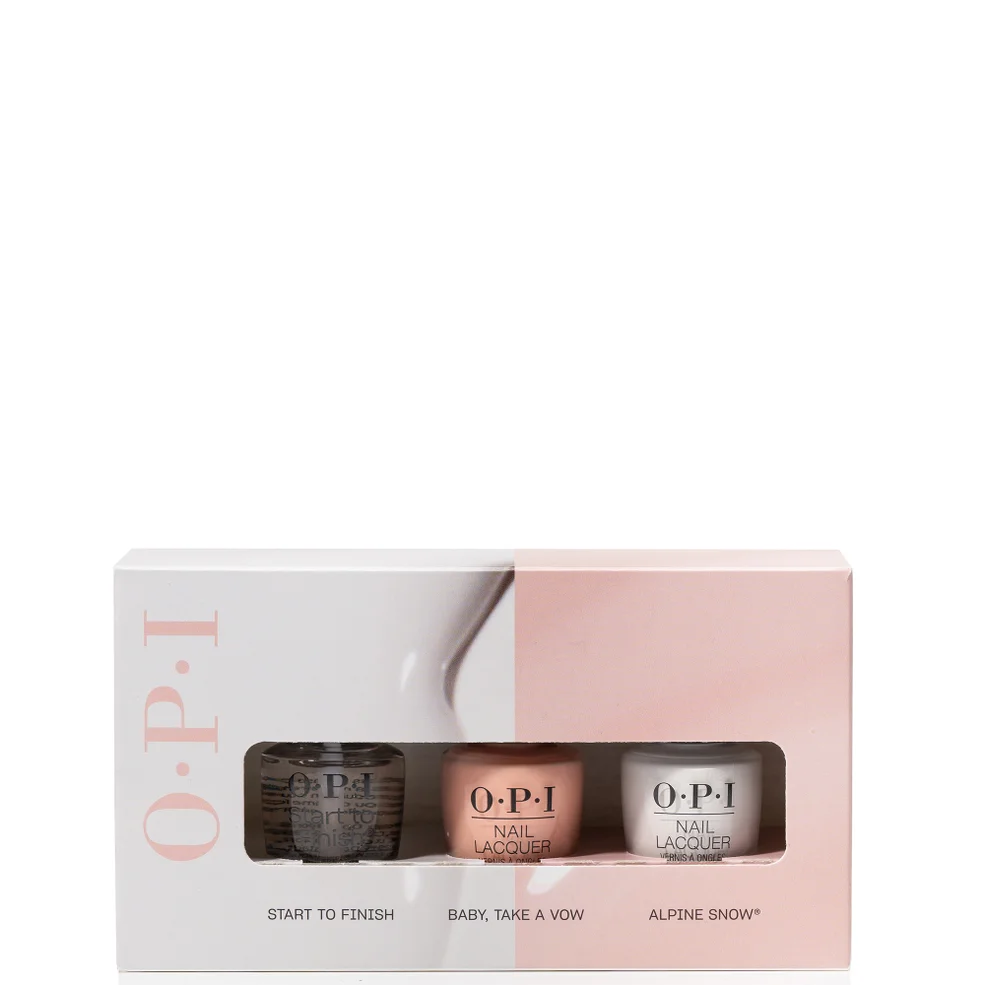 OPI Nail Lacquer French Manicure Kit Gift Set zestaw prezentowy do manicure'u – 3 x 15 ml Zdjęcie 1