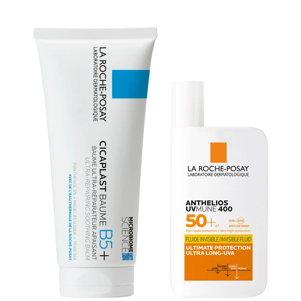 La Roche-Posay Soothe and Protect Hydrating Duo Set: Cicaplast Baume B5+ and Anthelios SPF50+ Zdjęcie 1
