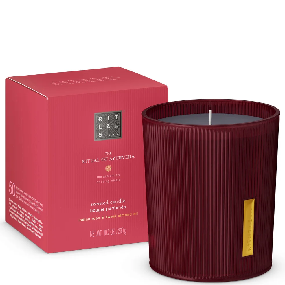 Rituals The Ritual of Ayurveda - Sweet Almond & Indian Rose - Scented Candle 290g Zdjęcie 1
