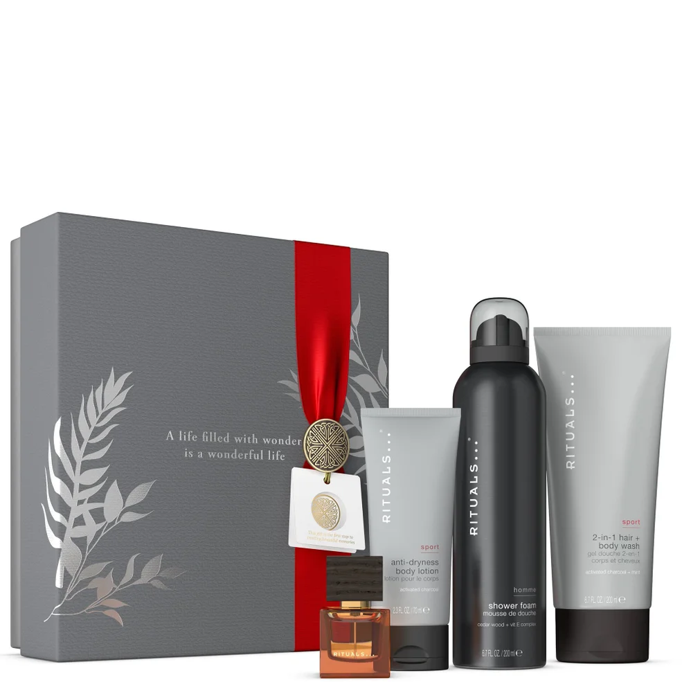 Rituals Homme & Sport Collection Men's Aromatic Medium Bath and Body Gift Set Zdjęcie 1