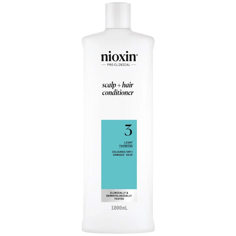 NIOXIN Scalp and Hair Thickening System 3 Conditioner for Coloured Dry and Damaged Hair with Light Thinning 1L Zdjęcie 1