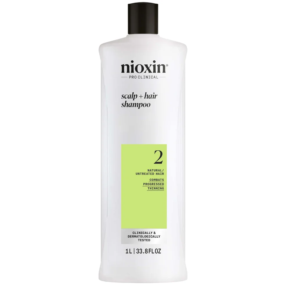 NIOXIN Scalp and Hair Thickening System 2 Shampoo for Natural Hair with Progressed Thinning 1L Zdjęcie 1