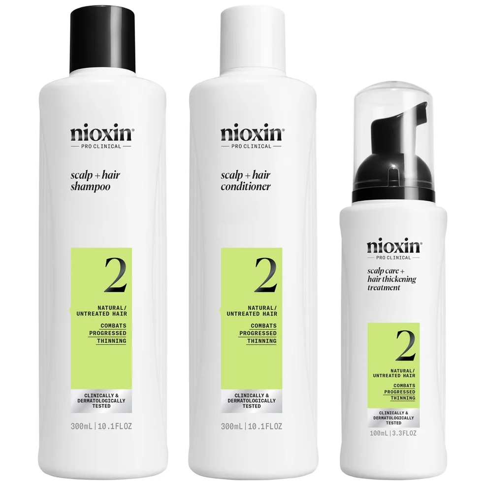 NIOXIN Scalp and Hair Thickening System 2 for Natural Hair with Progressed Thinning Loyalty Kit Zdjęcie 1