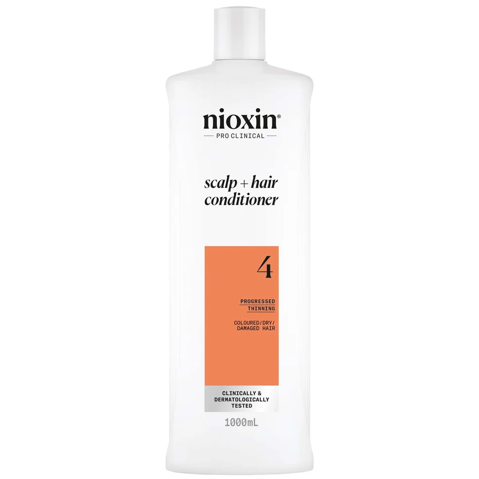 NIOXIN Scalp and Hair Thickening System 4 Conditioner for Coloured Dry and Damaged Hair with Progressed Thinning 1L Zdjęcie 1