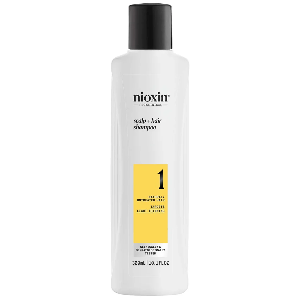 NIOXIN Scalp and Hair Thickening System 1 Shampoo for Natural Hair with Light Thinning 300ml Zdjęcie 1