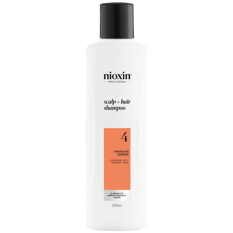 NIOXIN Scalp and Hair Thickening System 4 Shampoo for Coloured Dry and Damaged Hair with Progressed Thinning 300ml Zdjęcie 1