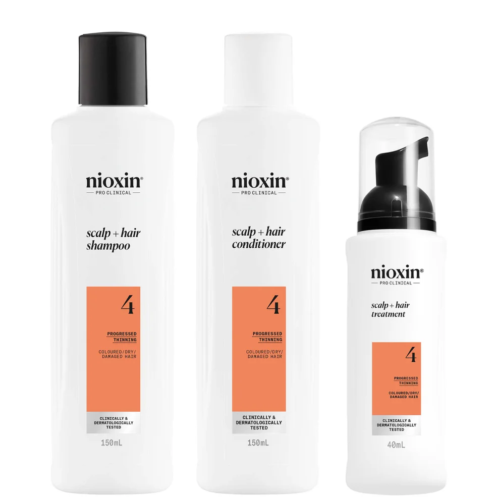 NIOXIN Scalp and Hair Thickening System 4 for Coloured Dry and Damaged Hair with Progressed Thinning Trial Kit Zdjęcie 1
