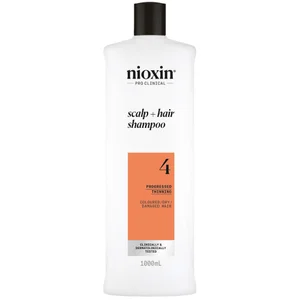 NIOXIN Scalp and Hair Thickening System 4 Shampoo for Coloured Dry and Damaged Hair with Progressed Thinning 1L - undefined undefined