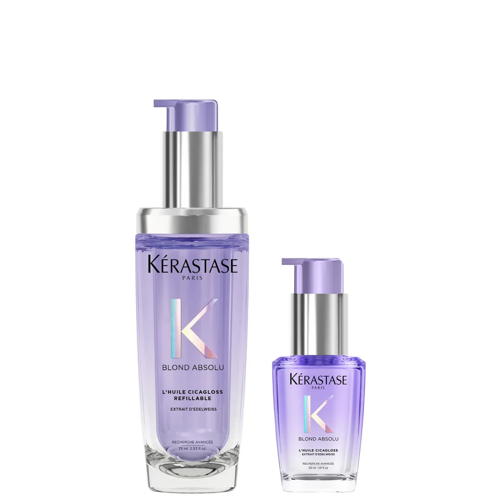 Kérastase Chroma Absolu Refillable Hair Oil 75ml and Refill Capsule Duo for colour treated hair Zdjęcie 1