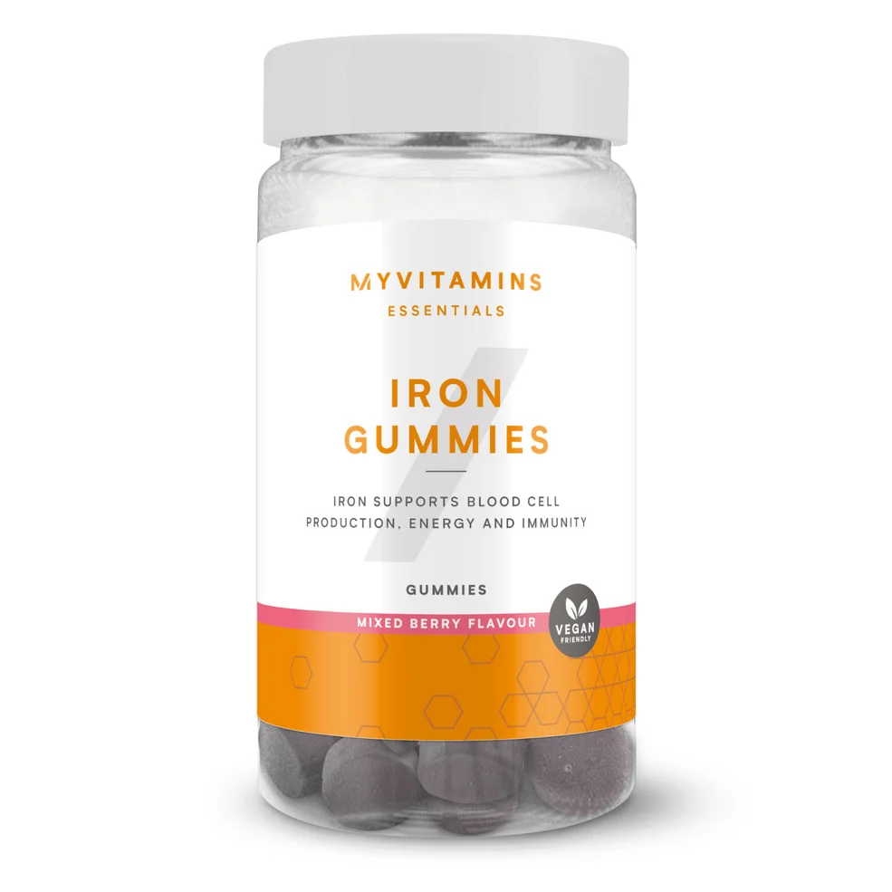 Myvitamins Iron Gummies, Mixed Berry, 60 Gummies, Zdjęcie 1