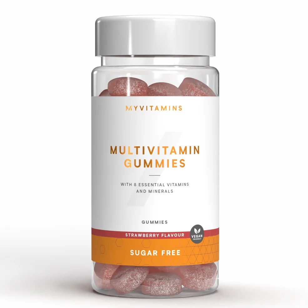 Myvitamins Sugar Free Multivitamin, Strawberry, 60 Gummies, ALT Zdjęcie 1