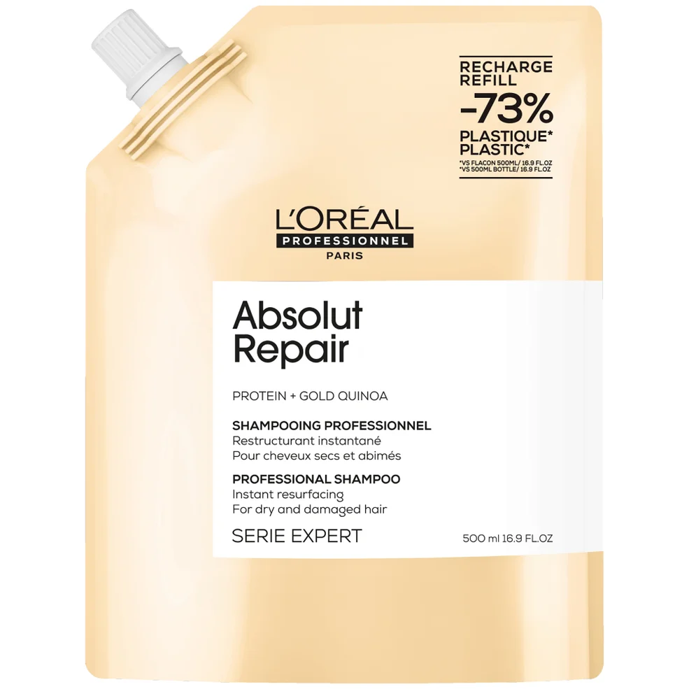 L'Oréal Professionnel Absolut Repair Shampoo Refill Pack 500ml for Dry and Damaged Hair Zdjęcie 1