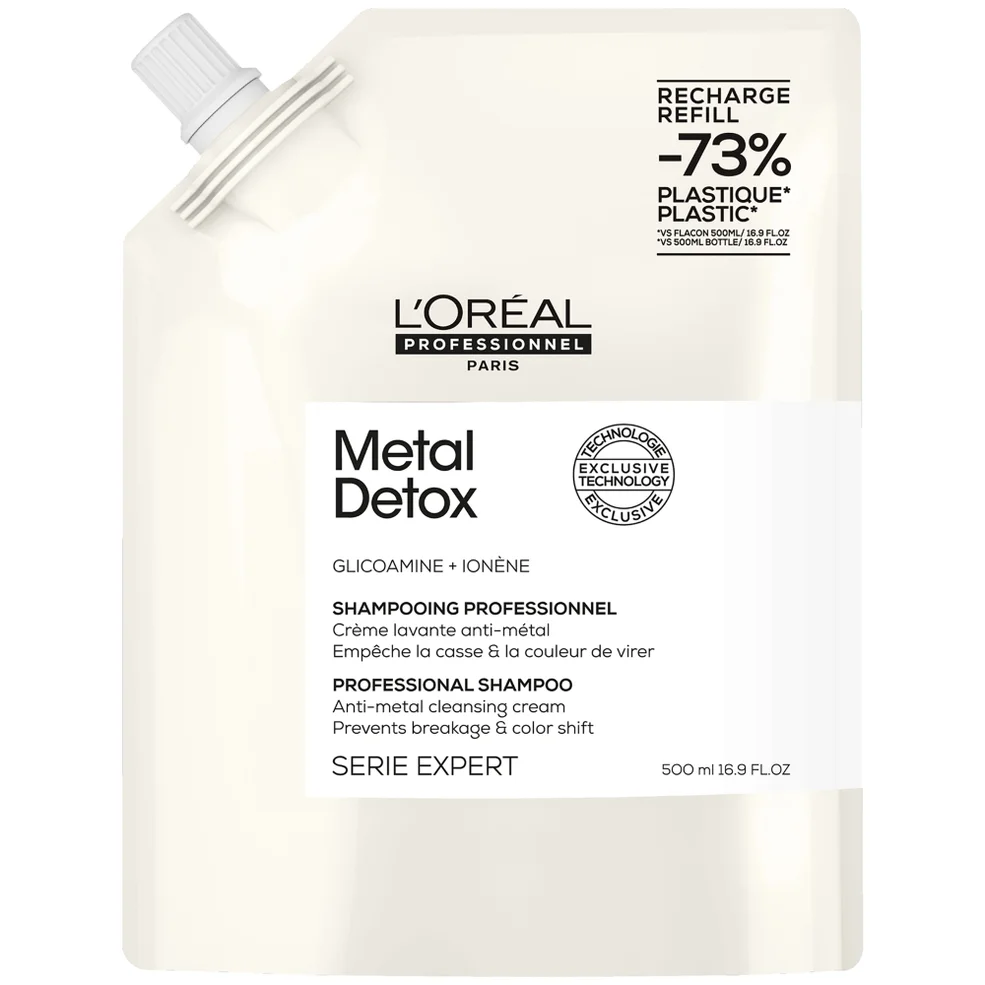 L'Oréal Professionnel Metal Detox Shampoo Refill Pack 500ml for Breakage and Colour Protection Zdjęcie 1