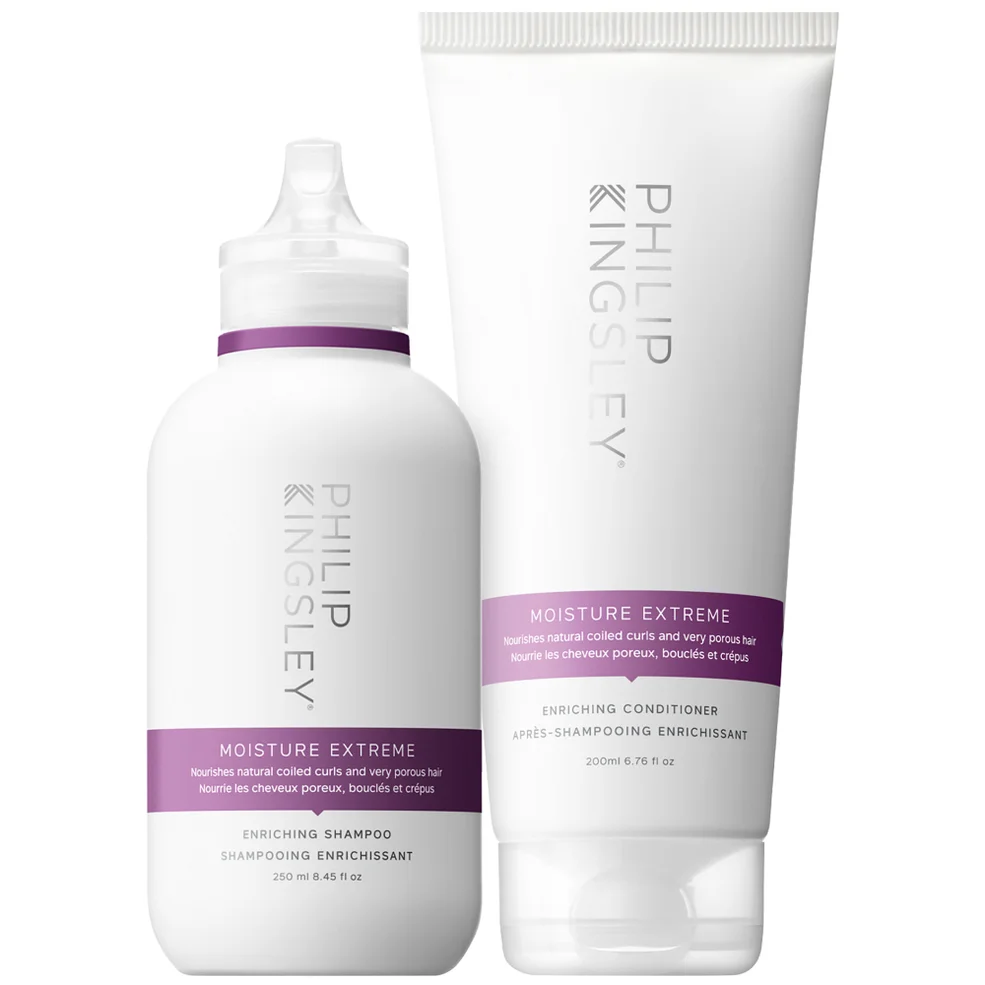 Philip Kingsley Moisture Extreme Shampoo 250ml and Conditioner 200ml Duo Zdjęcie 1