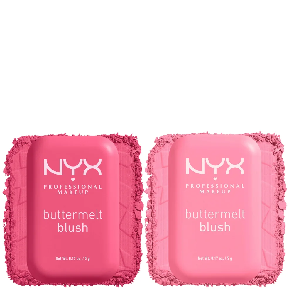 NYX Professional Makeup Buttermelt Powder Blush up to 12H Wear Blush Bundle (Various Shades) Zdjęcie 1