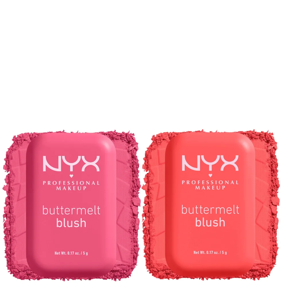 NYX Professional Makeup Buttermelt Powder Blush up to 12H Wear Blush Bundle (Various Shades) Zdjęcie 1